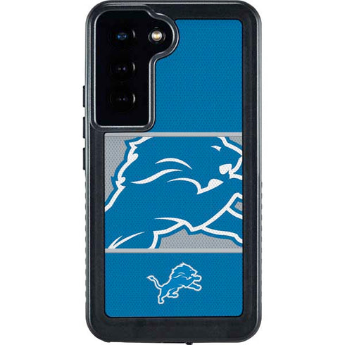 NFL Detroit Lions Zone Block Galaxy S24 Waterproof Case